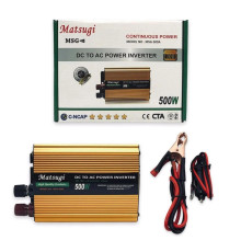 Преобразователь напряжения (инвертор) Matsugi 500W 12В/220В